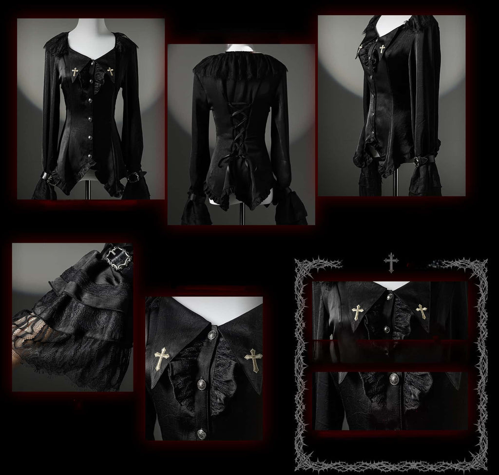 Heretic Nun Gothic Lolita Long JSK Set - image 3