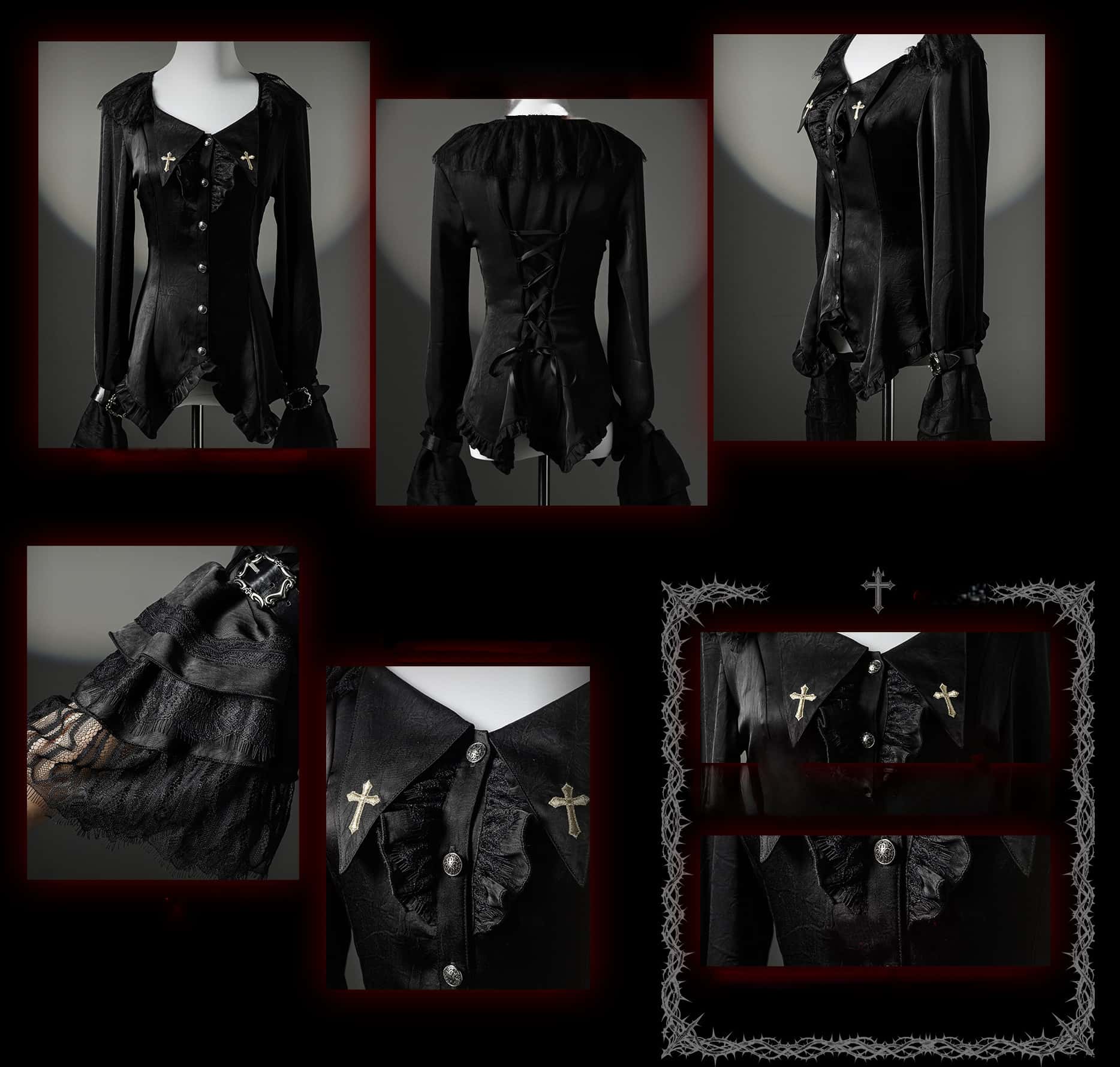 Heretic Nun Gothic Lolita Long JSK Set - image 3