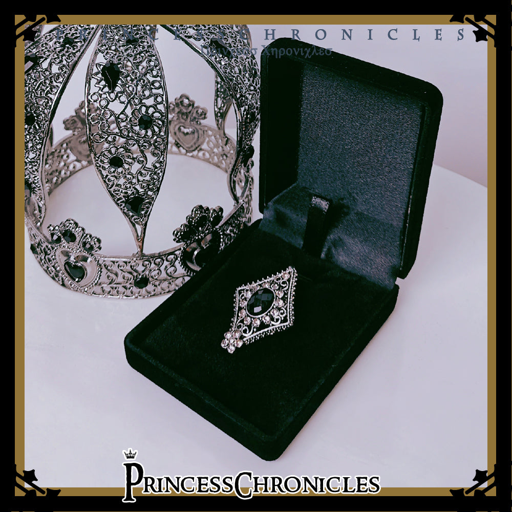 Black and Blue - Gothic Lolita Brooch - image 4