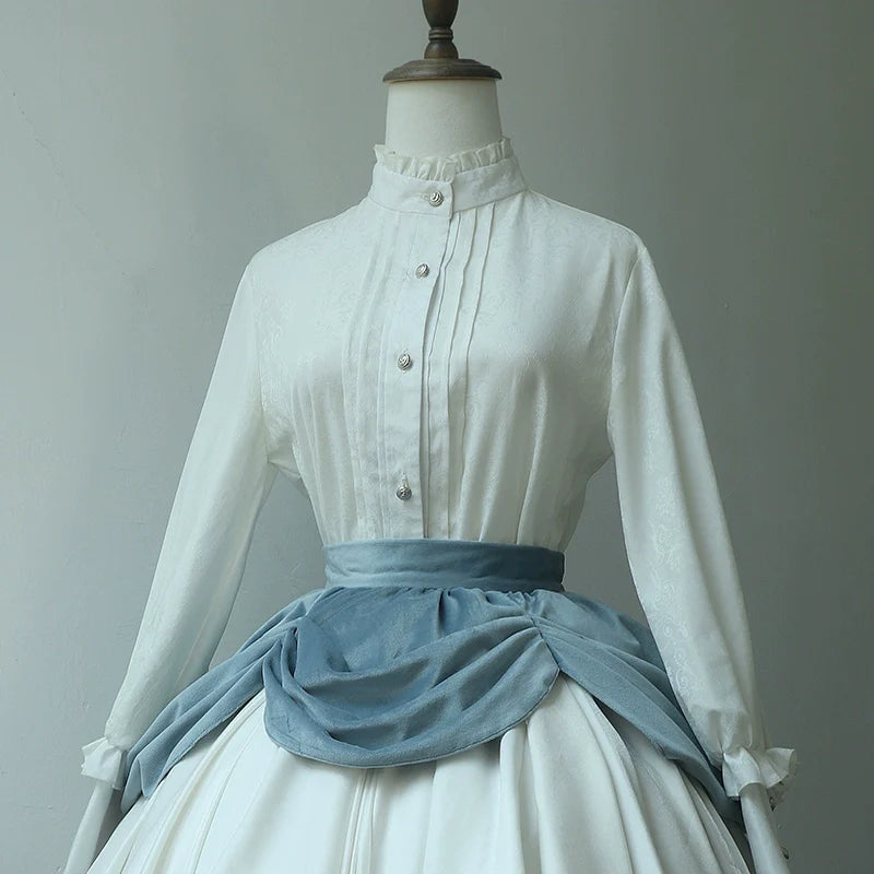 Crumbling Skeleton - Ouji Lolita Fishbone Embroideried Vest & Pants Suits - image 37