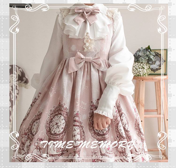 Elegant Lolita Slim Fit Mutton Sleeve Blouse - image 10