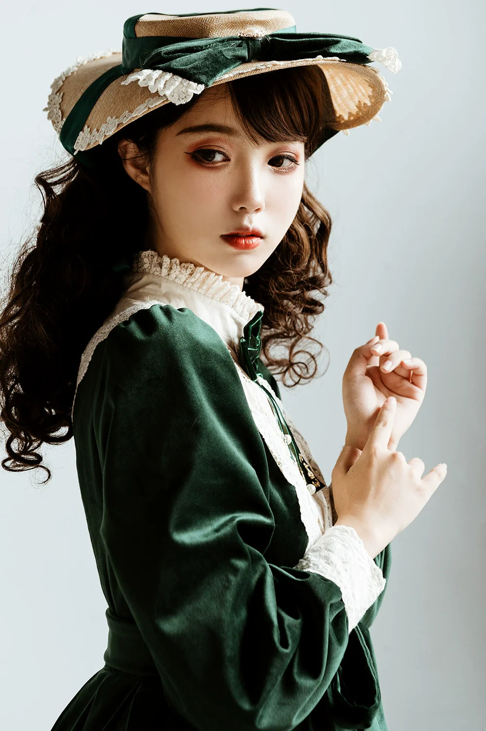 Vintage Elegant Velvet OP Dress - image 54