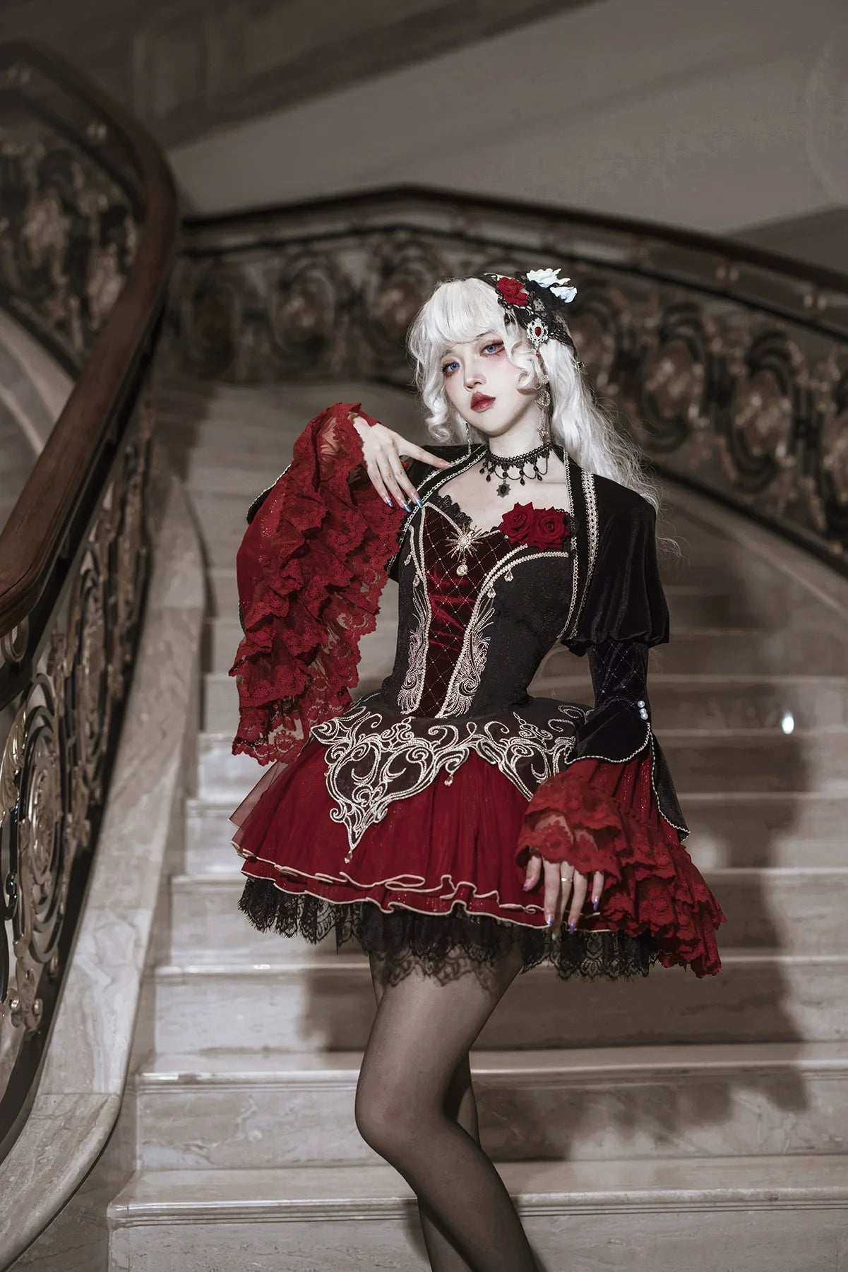 Blood Feast - Gothic Lolita JSK Suit Daily Goth Dress - image 1
