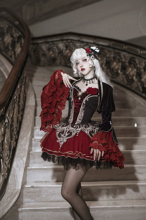 Blood Feast - Gothic Lolita JSK Suit Daily Goth Dress - image 1