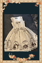 Cinderella Velvet Classic Lolita JSK Dress with Princess Embroidery - image 10