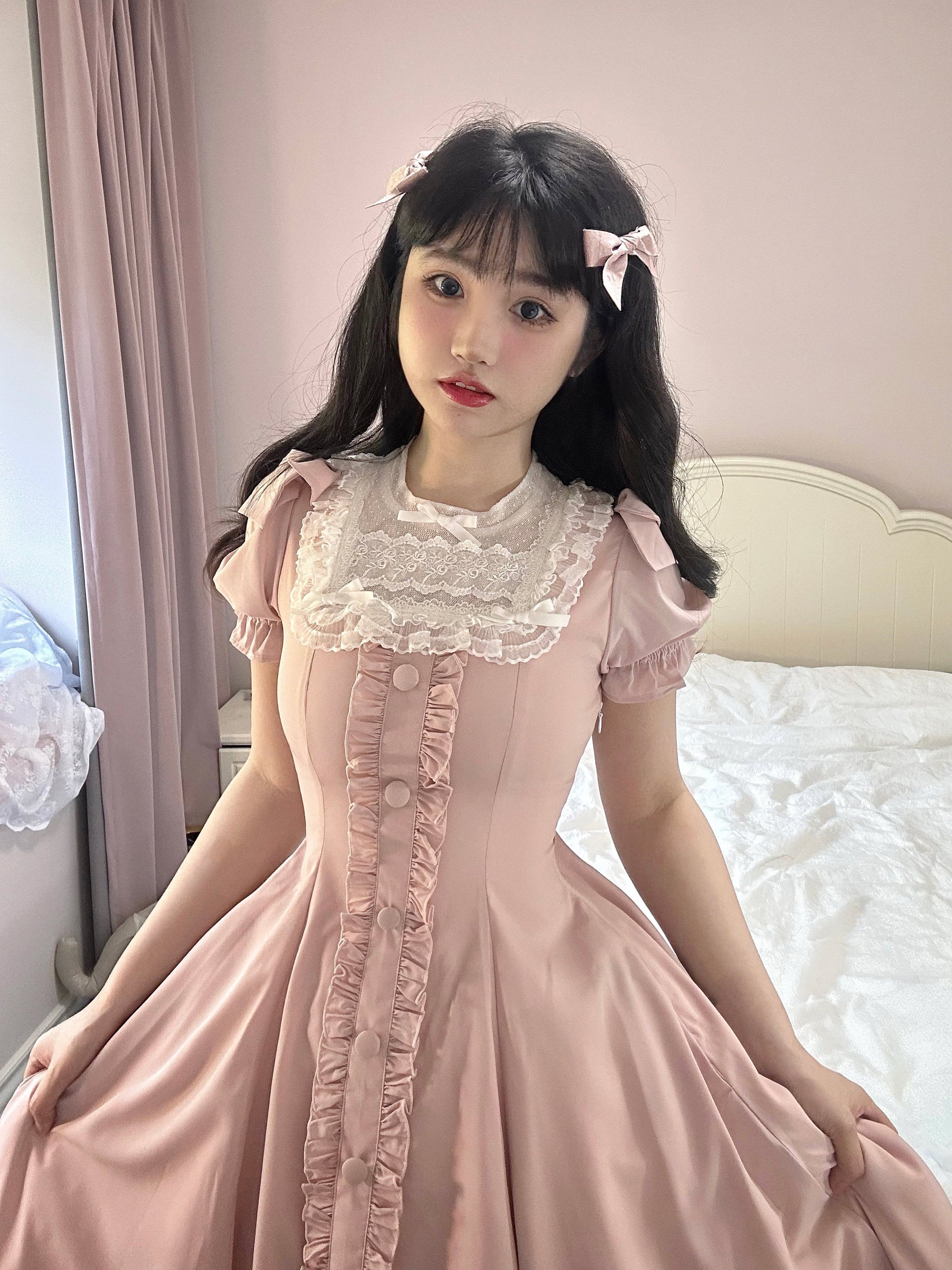 Long Version - Elegant Vintage Lolita OP - image 8