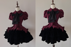 Lilith - Gothic Lolita Short-Sleeve Shirt with Detachable Tie - image 6