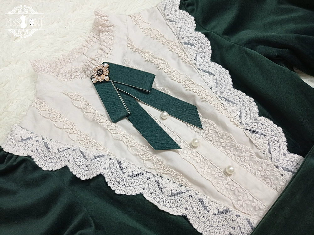 Vintage Elegant Velvet OP Dress - image 56