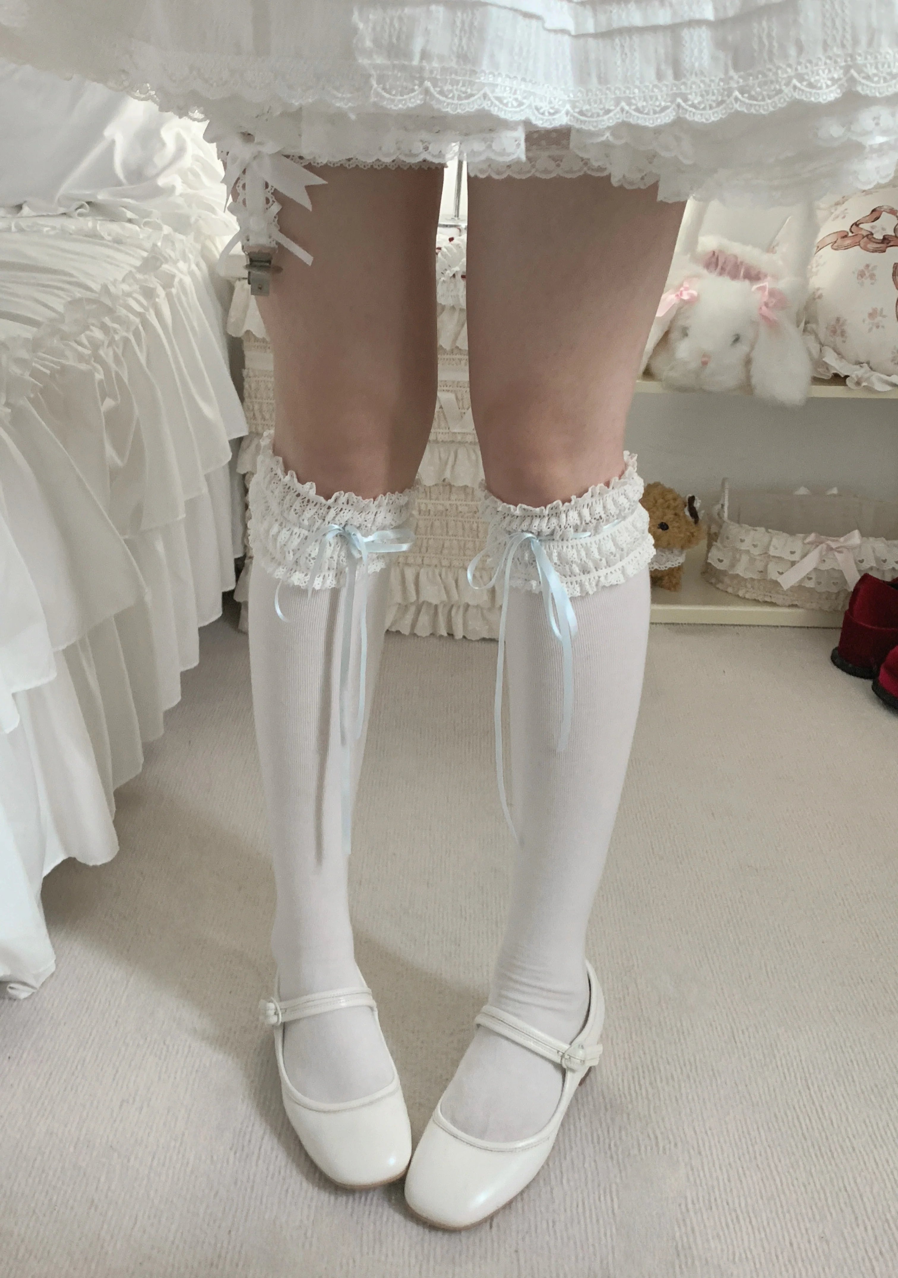 Gentle Town - Sweet Lolita Cotton Calf Socks, Ankle Socks - image 20
