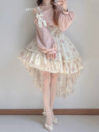 Twilight Rose - Sweet Lolita Dress Sweater and JSK - image 6