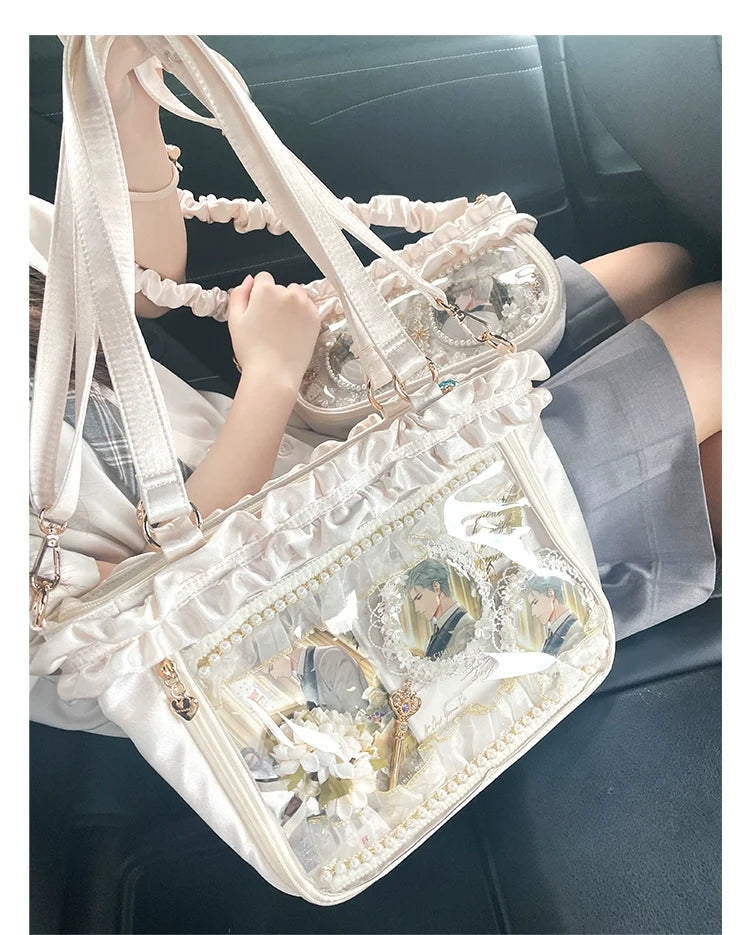 Bouquet Lolita Ita Bag with Two Carrying Styles and Multiple Inner Pockets - image 25