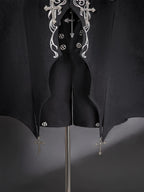 Nightfall - Ouji Lolita Outfit, Bat Wing Shaped Cape - image 8