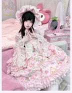Spring 2025 Old School Lolita Floral JSK and OP Dress Series and Accessories - image 19