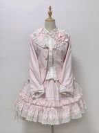 Bunny's Wish - Old School Lolita Coat, Flounce Hem Skirt - image 7