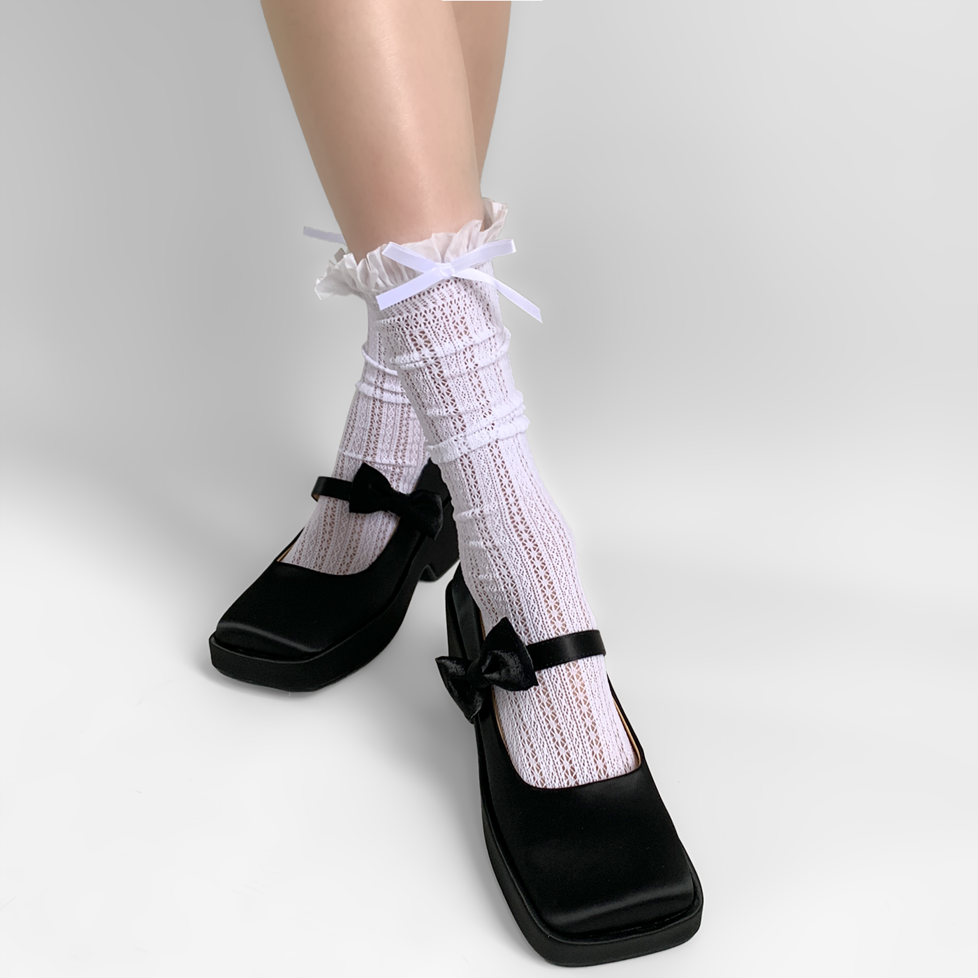 Night Study Room Lightweight Scrunchy Lolita Socks - image 9