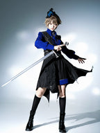 Knight's Code - Jacquard Ouji Fashion Vest Set, Detachable Jabot - image 5
