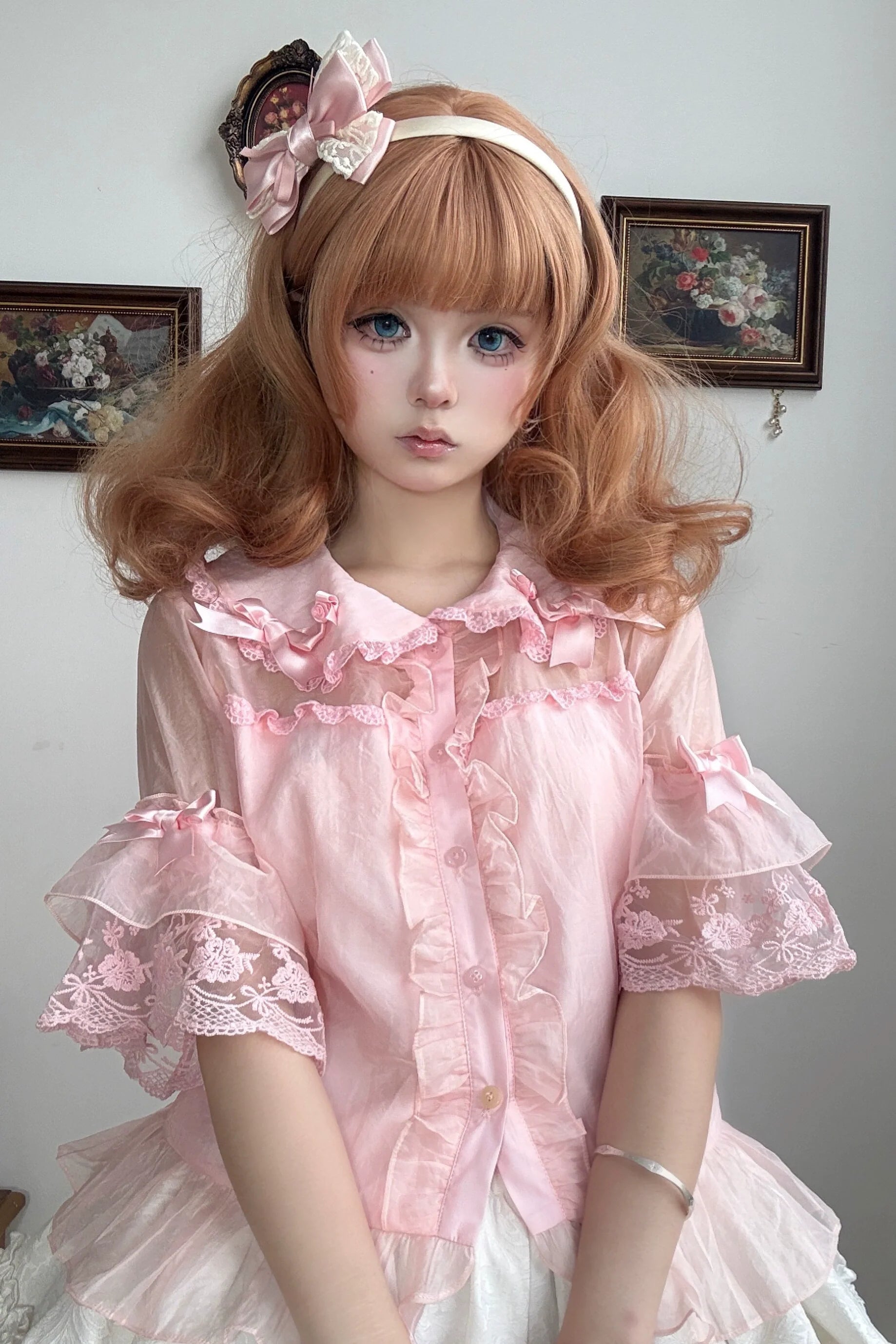 Otome Heart Cotton Old School Lolita JSK Dress Suit and Accessories - image 39