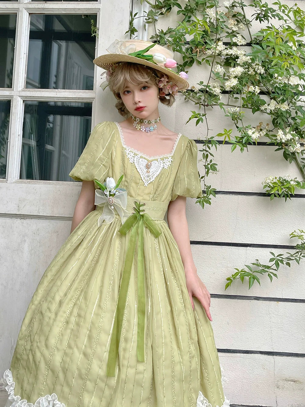 Tulip - Classic Lolita Short Sleeve OP Dress - image 60
