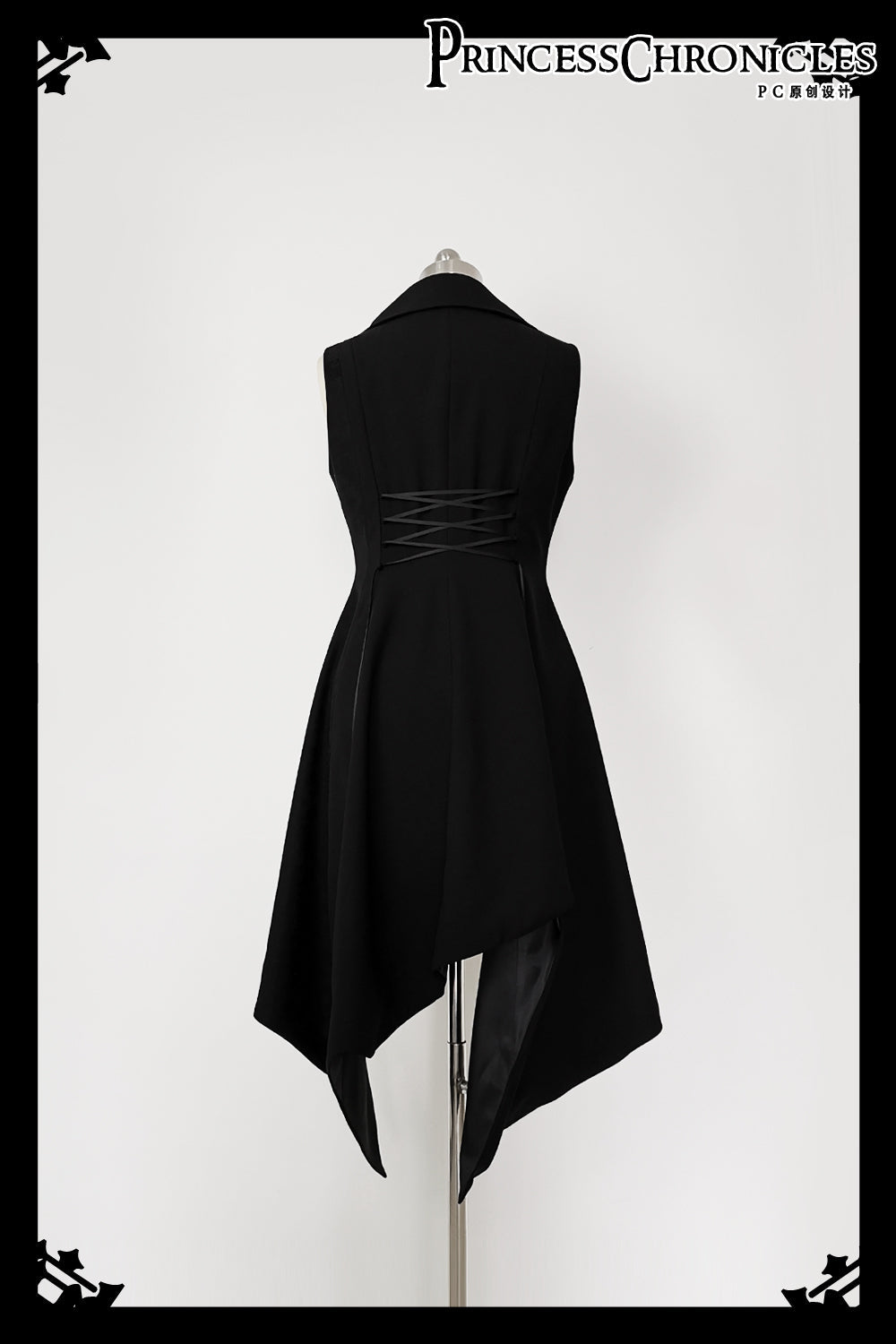 Red Shadow - Irregular Ouji Lolita Prince Vest - image 4