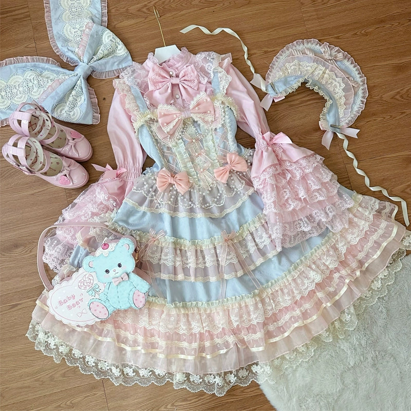 Star Love Song - Wedding Sweet Lolita JSK Suit Doll-like Dress - image 18