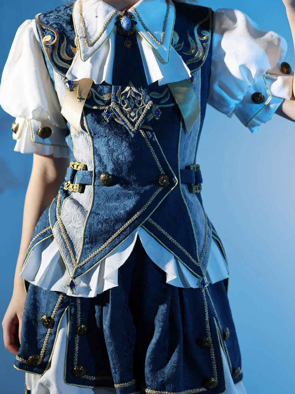 Contract Magic - Jacquard Ouji Lolita Vest Outfit - image 9
