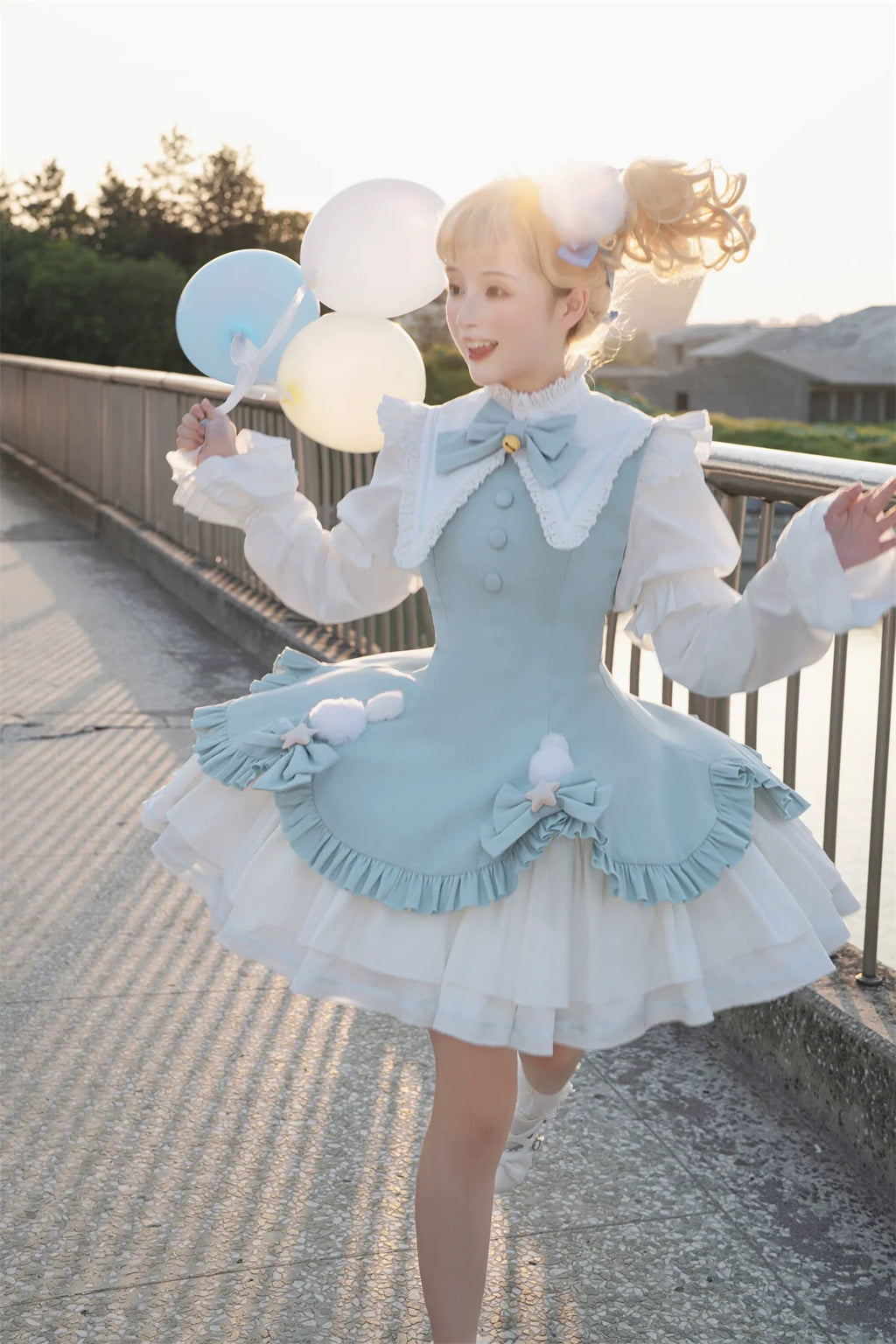 Magic Girl - Sweet Lolita Long Sleeve OP Christmas - image 11