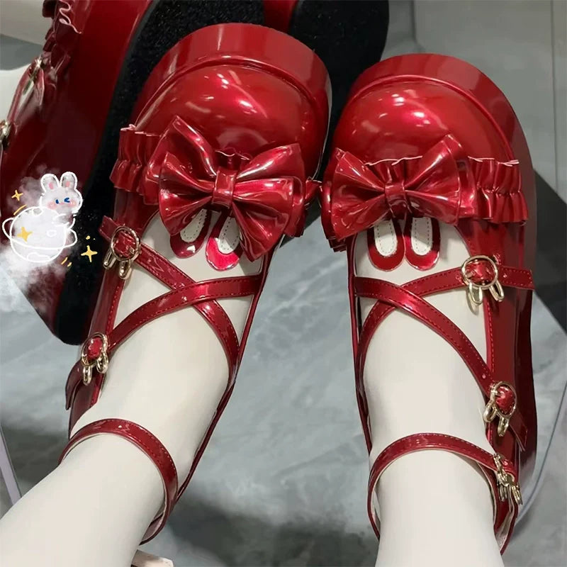 Bond Bunny - Sweet Lolita Platform Shoe, Bunny Ear Accents - image 12