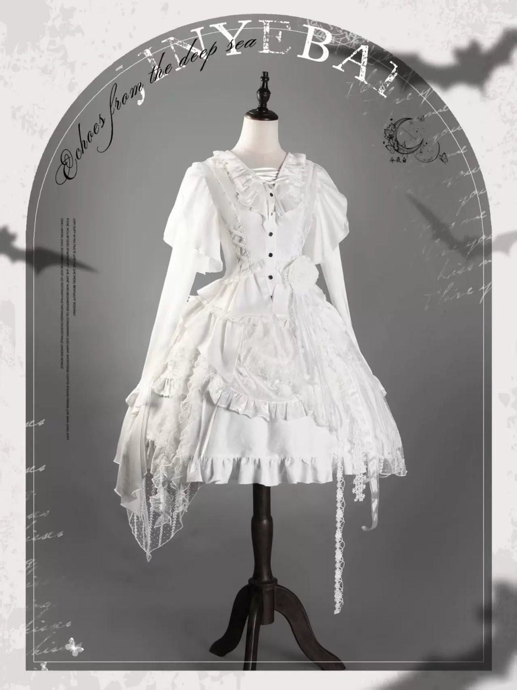 Abyssal Echo - Mermaid Inspired Ouji Shirt and Side-Zipper SK Collection - image 9