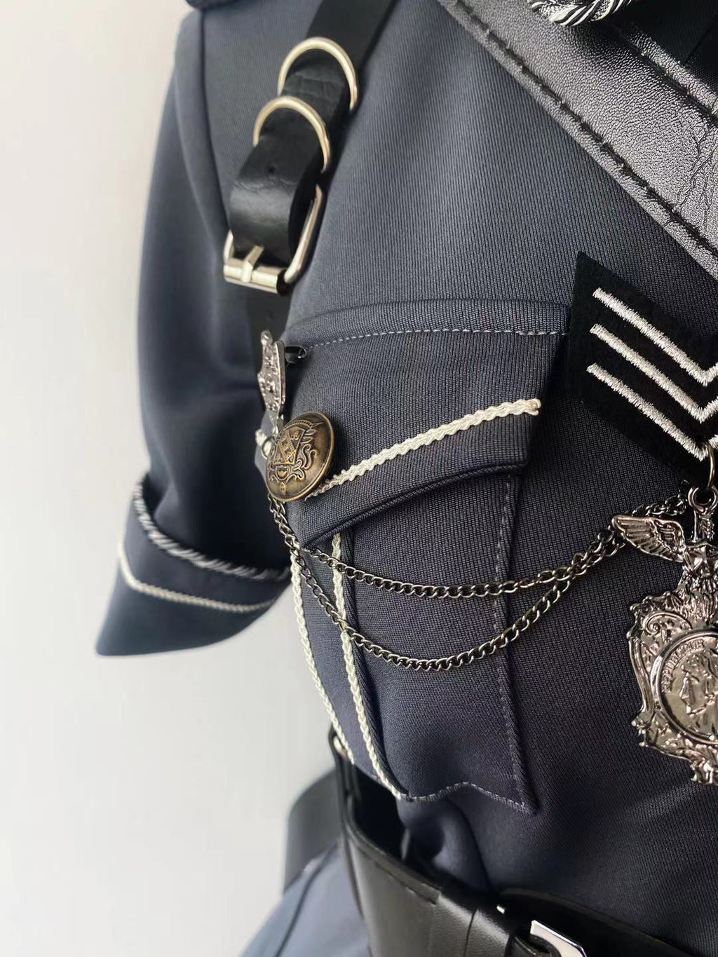 Evil Python 2.0 - Military Lolita Gothic OP Dress - image 21