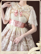 Sweetheart Curtain - Sweet Lolita Shawl Short Sleeve Lace Cardigan - image 6