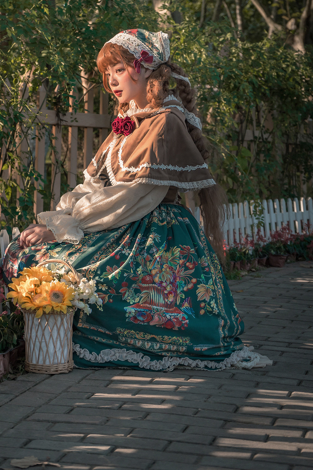 Rich Hymn - Lolita Bavarian Long Velvet JSK - image 11