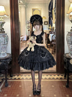 Rose Princess - Halloween Gothic Lolita JSK, Sheer Rose Dress - image 17