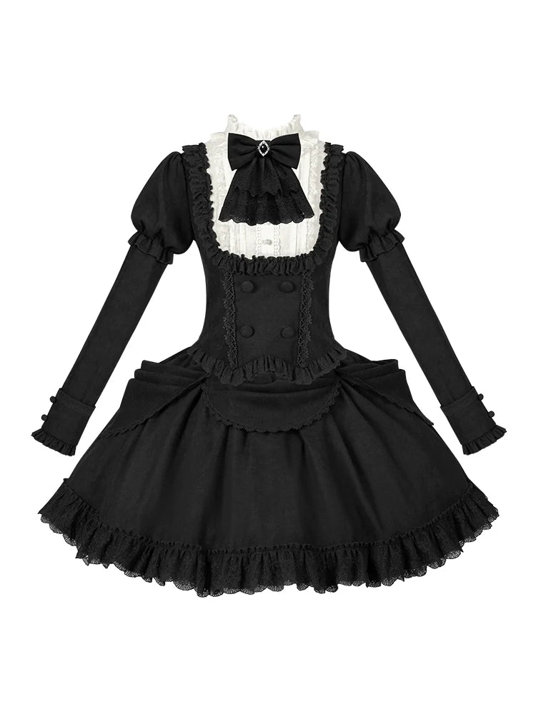 Fog City Time Difference - Classic Lolita SK & Blouse Suit - image 25
