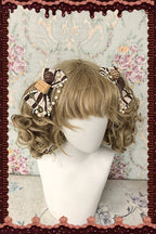 Chocolate Carousel - Peter Pan Collar Old School Lolita JSK Dress, Carousel Print and Accessories - image 20