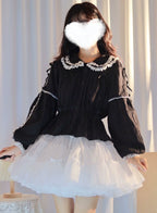 Sweet Lolita Doll Collar High-Waisted Blouse - image 28