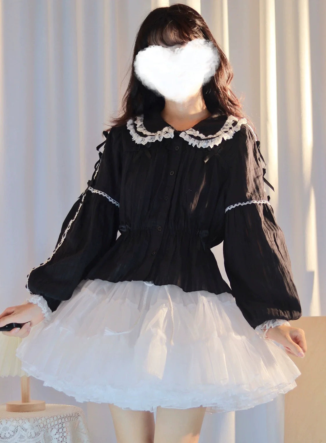 Sweet Lolita Doll Collar High-Waisted Blouse - image 28
