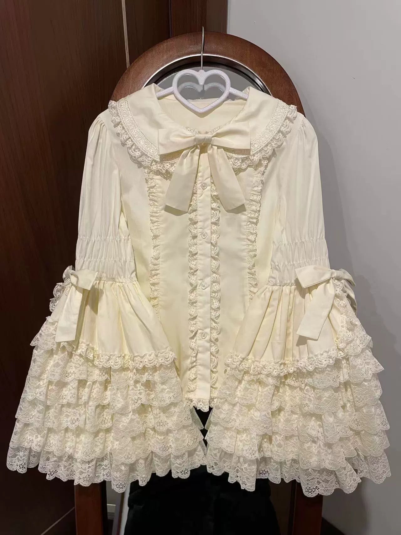 Cannelés - Elegant Lolita Cotton Blouse, Hime Sleeve - image 3
