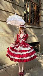 Eternal France Doll - Classic Lolita Doll-like OP Dress and Accessories - image 15
