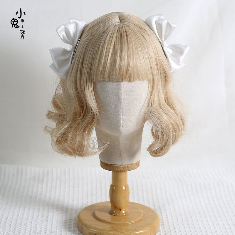 Sweet Lolita Ponytail Bow Hair Clips - image 2