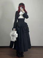 Dreaming Gothic Lolita Fishbone Long Skirt - image 20