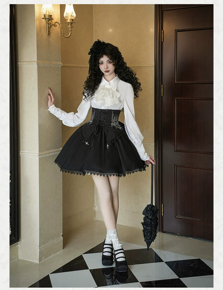 Thorny Night Gothic Lolita Bust-Support JSK - image 16