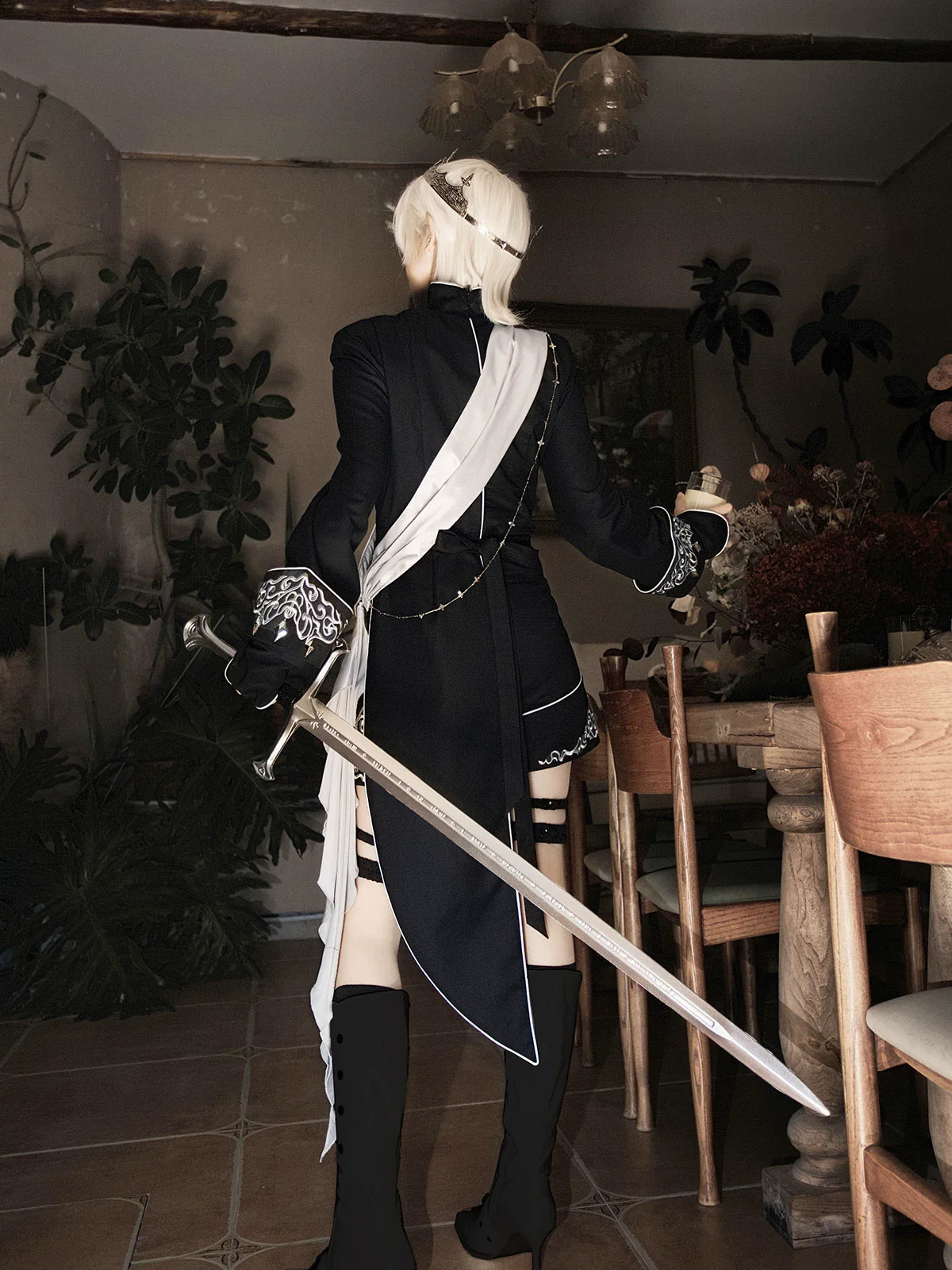 Oathbound Sword - Ouji Top, Shorts and High-Low Coat Collection - image 2