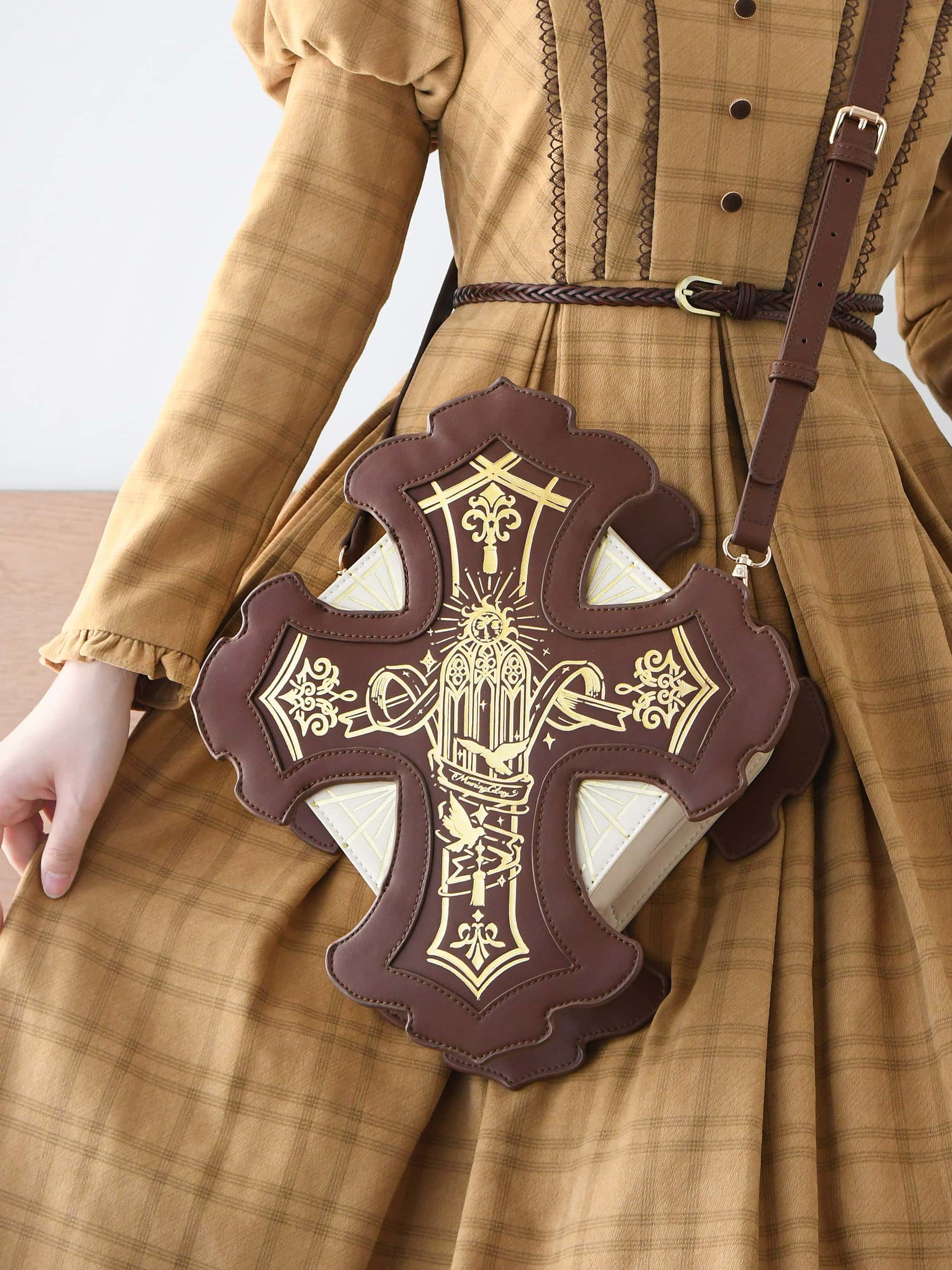 Temple Morning Hymn - Vintage Lolita Crossbody Bag - image 16