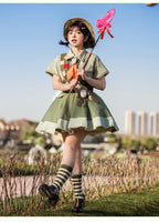 Bunny Trip - Green Ouji Lolita Suit Collection - image 4