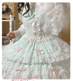 Love Notebook - Old School Lolita JSK Vintage Doll Tiered Dress - image 12