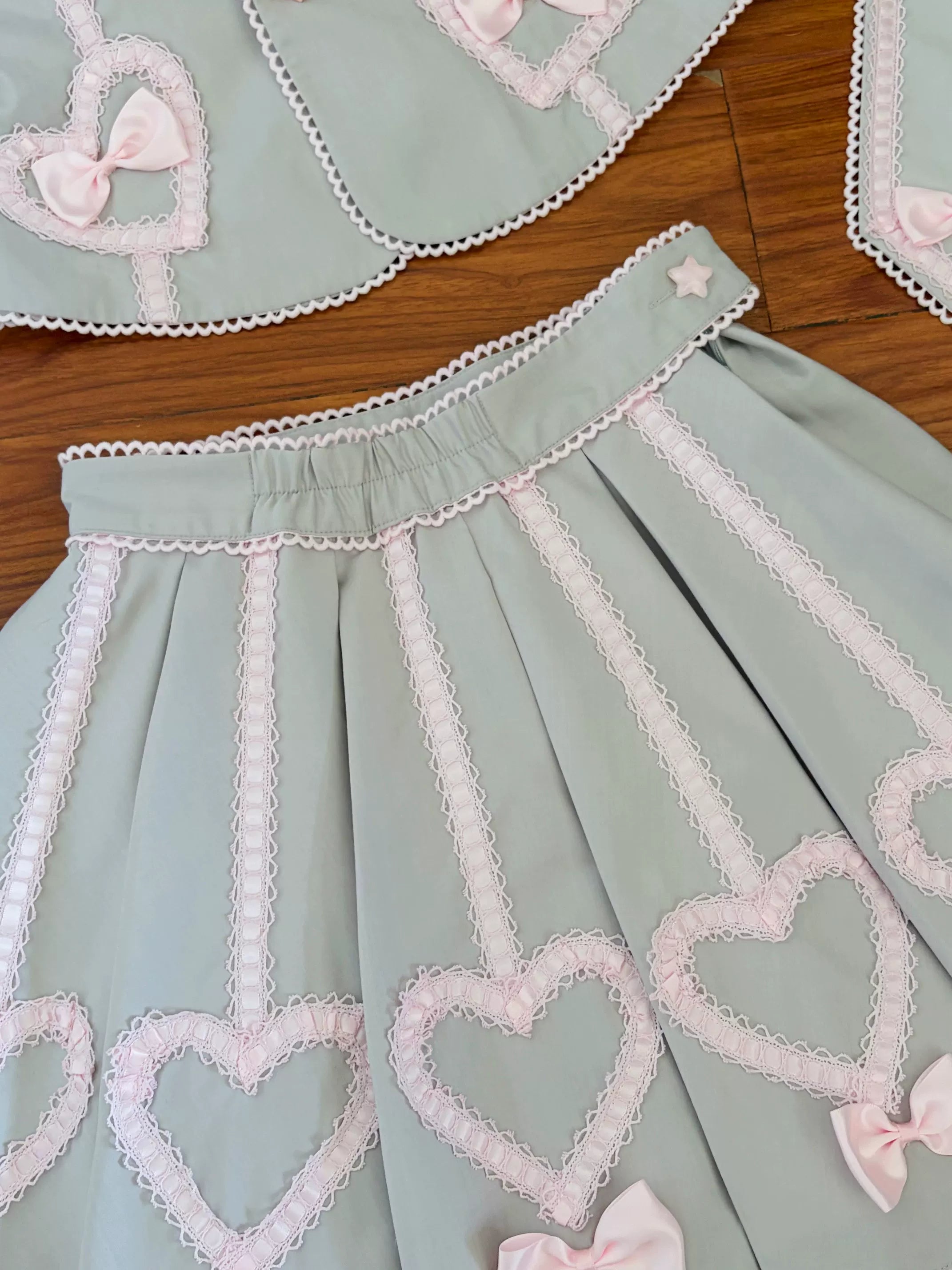 Promise After Class - Old School Lolita Fitted Blazer & Pleated Skirt Set - image 14