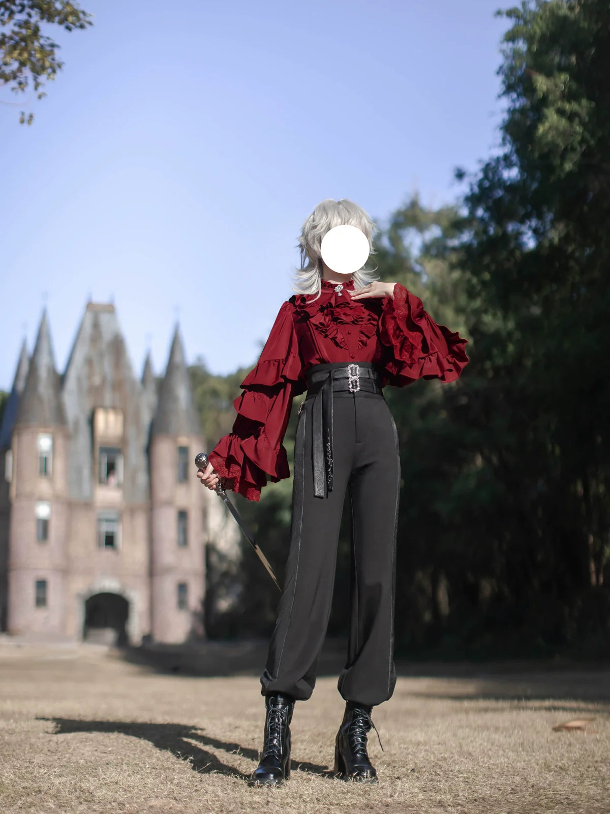 Night & Day Sonata Ouji Lolita Shirt and Pants Set - image 38