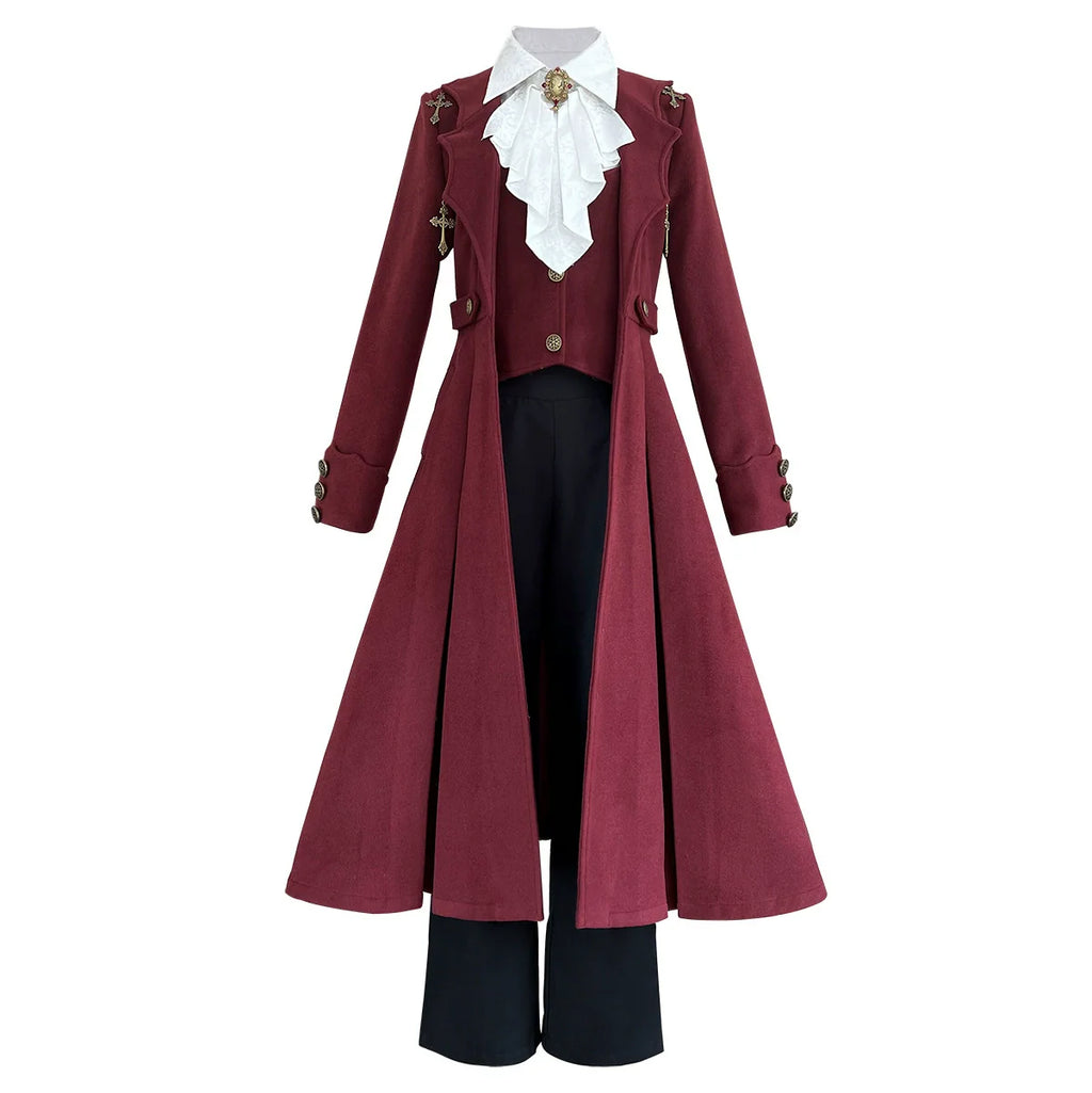 The Legend of Dracula - Gothic Ouji Lolita Winter Coat Set - image 17