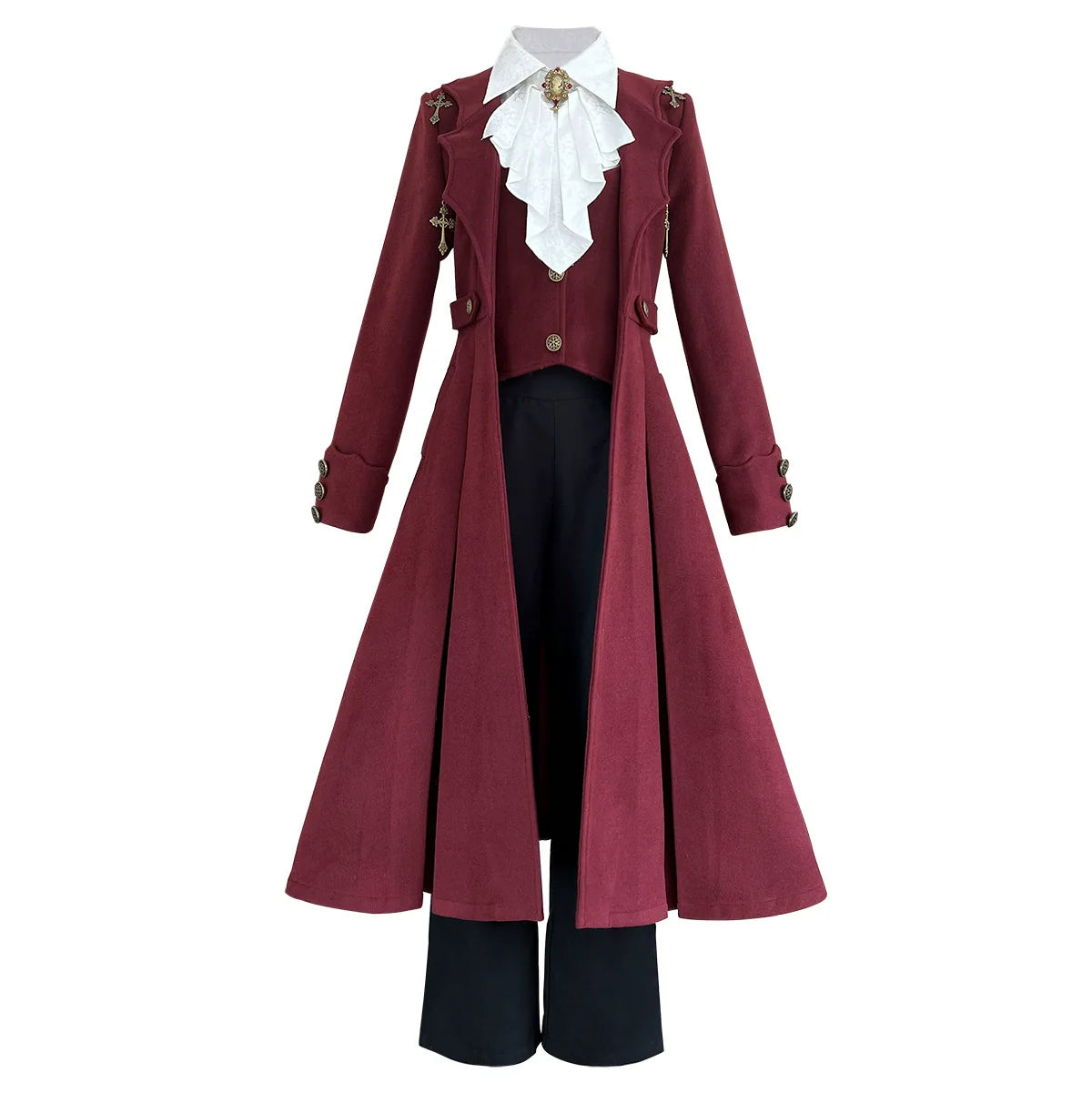 The Legend of Dracula - Gothic Ouji Lolita Winter Coat Set - image 17