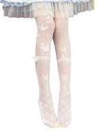 Wedding Night Butterfly - Kawaii Lolita Summer Tights - image 3